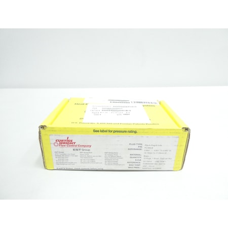 Curtiss-Wright POP-A-PLUG II BRASS PLUG KIT 0.660IN HEAT EXCHANGER PARTS AND ACCESSORY, 10PK P2-660-B